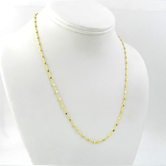 Giani Bernini 18k Gold-Plated Silver 1.25mm Square Fancy Link 20" Chain Necklace - Picture 3 of 7